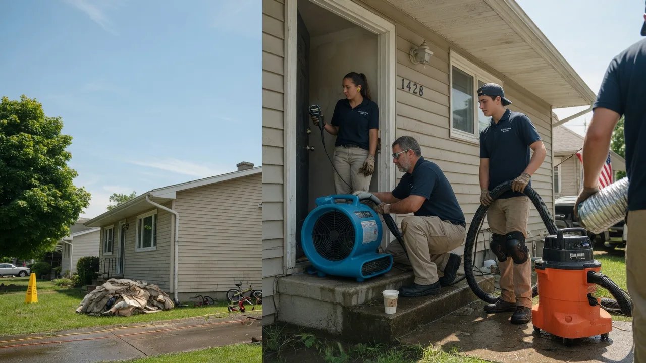 Water Damage Restoration in Waggoner, IL near me